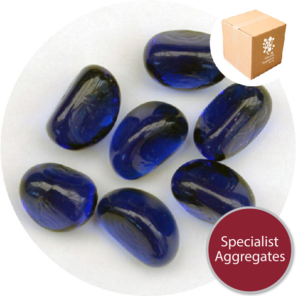 Glass Stones - Dark Blue